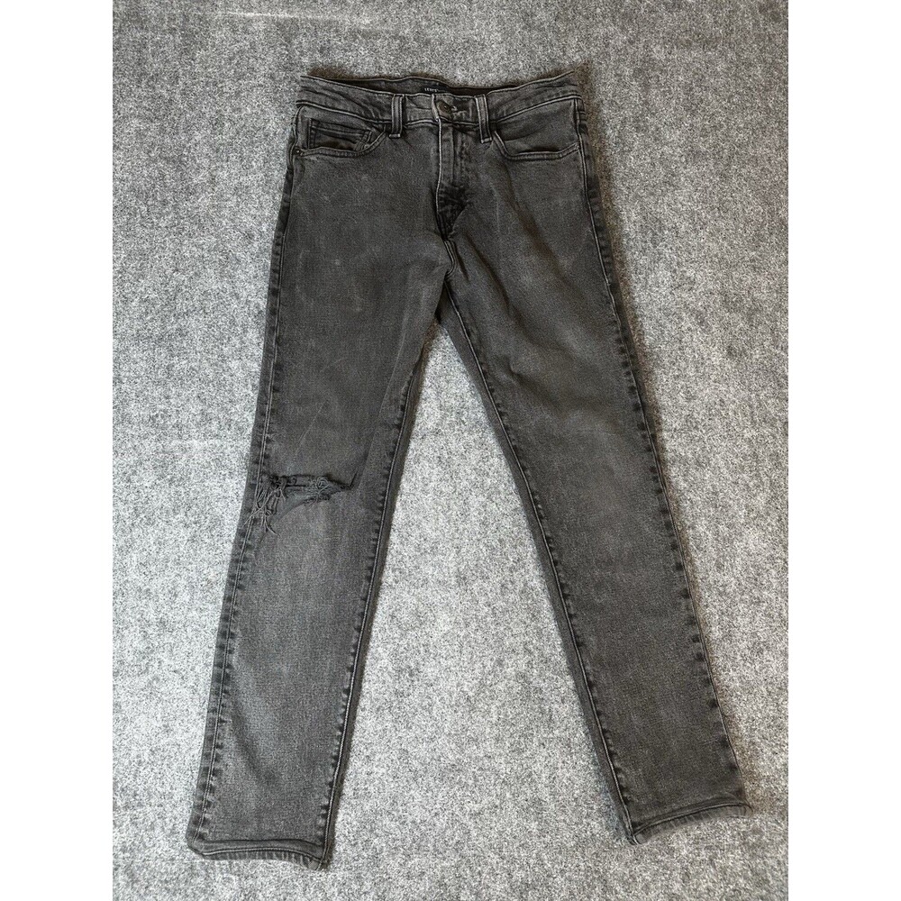 Levis Mens 512 Slim Taper Jeans 29x34 Gray Wash Stretch Casual Minimalist